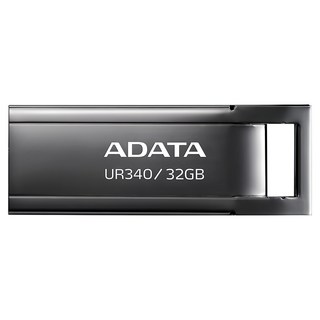 ADATA 威剛 UR340 32GB USB3.2 金屬隨身碟，高速傳輸，輕巧便攜，原廠五年保固, 1個