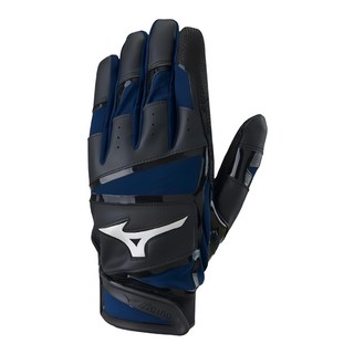 Mizuno 美津濃 打擊手套 左手, 1雙, 黑色