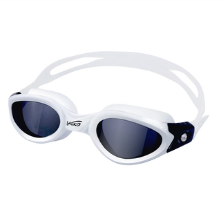 SAEKO 輕量鍍膜泳鏡，3D服貼眼罩，超軟TPE眼罩，180度全景視覺, 不適用, 銀白色, 1個