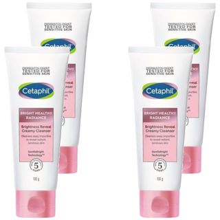 Cetaphil 舒特膚 BHR淨白無瑕洗面乳, 溫和淨白技術, 淡化色斑, 改善暗沉, 100g, 4條