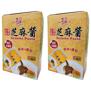 龍口 芝麻醬，台灣風味，香醇濃郁，6包入, 240g, 2盒