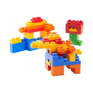 UNiPLAY 抗菌軟積木 BASIC款 120片 UN2120PRE, 原色系, 1組