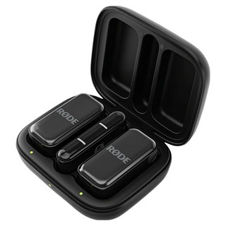 RODE 台灣公司貨 手機用行動無線麥克風 Lightning, 黑色, Wireless Micro