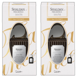 ST 雞仔牌 時尚魅力香水 衣櫥吊掛芳香劑, 25ml, 30g, 2瓶, 奢華麝香