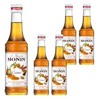 MONIN 莫寧 焦糖風味糖漿, 250ml, 5瓶