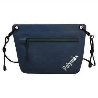 Polymax 寶麗美斯 防水隨身三角包, 雙色藍