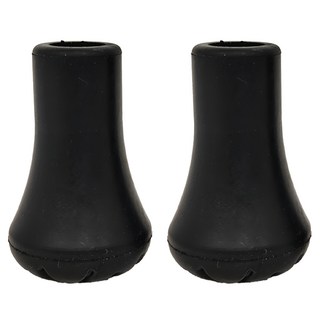 DIBOTE 迪伯特 止滑杖頭 登山杖專用配件 17g, 45 x 27mm, 黑色, 2個