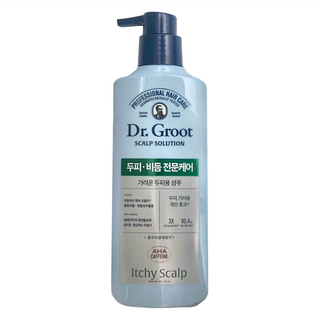 Dr. Groot 健髮專家 止癢去屑洗髮精, 尤加利葉 玻尿酸成分 舒緩乾燥引起的搔癢, 400ml, 1瓶