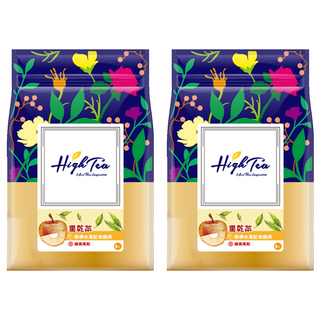 High Tea 伂橙 果乾茶 熱帶水果紅烏龍茶包 + 蘋果乾 Set 熱泡冷泡皆宜, 6.5g, 8包, 2袋
