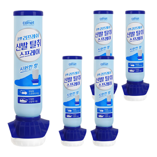 comet 拖鞋清新去味噴霧, 5瓶, 100ml