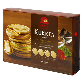 Tivoli Tivon 32枚法蘭酥禮盒, 牛奶可可風味 x 8 + 黑可可風味 x 8 + 抹茶可可風味 x 8 + 草莓可可風味 x 8, 1盒