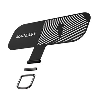 MAGEASY Strap Card Motion Edition 隨型掛繩片, 斑馬線 黑色, 1個