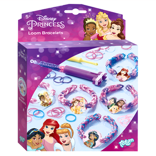 totum 迪士尼公主手作系列 Loom手鍊套裝 5歲+, 公主編織組, 1盒