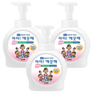 LION 獅王 趣淨 洗手慕斯 檸檬香, 490ml, 3瓶