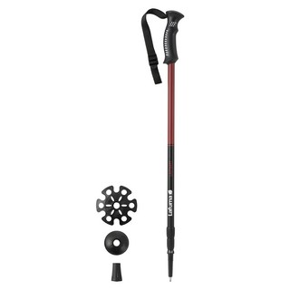 Lafuma LAUTARET PAIRS 登山杖 鋁合金6061 300克, 135cm, 紅色, 1支