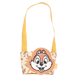 CHIP 'N' DALE 立體造型杯套 尺寸27cm x 13cm, 奇奇 棕色, 1個