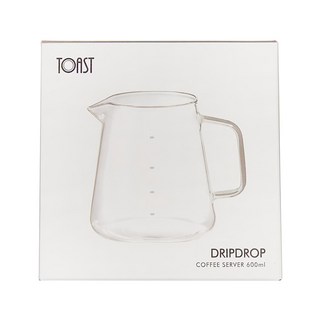 TOAST DRIPDROP 玻璃下壺 600ml 咖啡濾杯, 1個