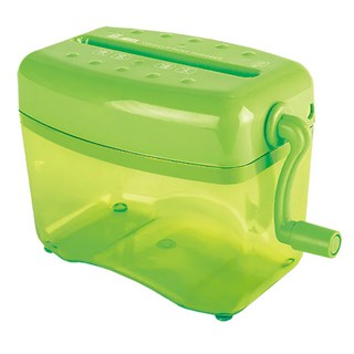 ABEL 力大牌 直條型手動式碎紙機, 04801, 綠色