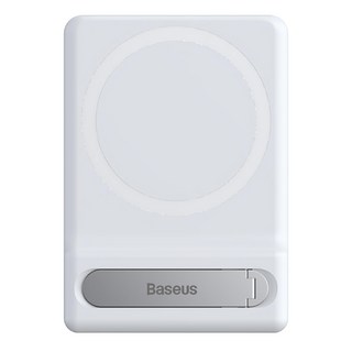 Baseus 倍思 一字旋轉磁吸卡片支架 適用於12/13全系列手機 360° 旋轉調節, 白色, 1個