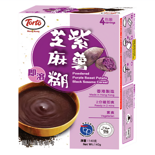 Torto 多多 即溶紫薯芝麻糊, 35g, 4包, 1盒