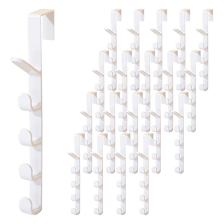 小麥購物 門後掛勾 Y134, 象牙白, 20個