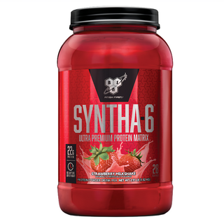 Bsn 畢斯恩 SYNTHA-6 頂級綜合乳清蛋白粉 草莓奶昔口味 每份含22克蛋白質, 1.32kg, 1桶