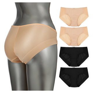 BASE ALPHA ESSENTIALS 女款無痕內褲5件組, 95, 米色