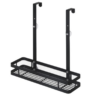 妃妃嚴選 門後置物架 單層, 黑色, 1個