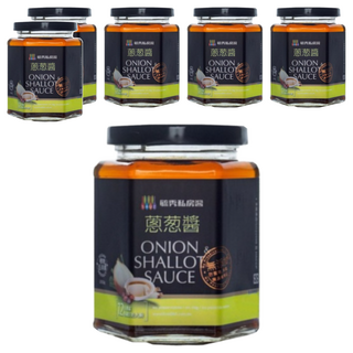 毓秀私房醬 蔥蔥醬 五辛素 正宗台式調味醬 12倍濃縮, 250g, 6罐