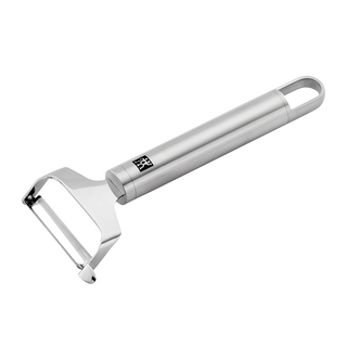 ZWILLING 雙人 Pro 18/10 不鏽鋼 霧面橫向擺式削皮刀 刨刀 16.7 x 6.6 x 2.5cm 手柄 12.5cm 100g, 1支