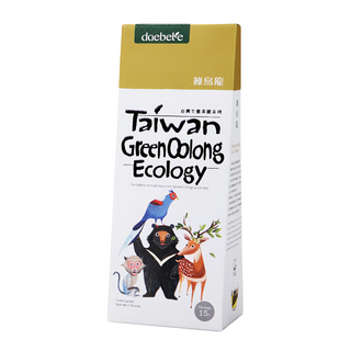 daebete 茶米茶 自然生態 綠烏龍茶包 Set 口感甘甜清爽 鋁袋包裝 三角茶包, 45g, 15包, 1盒