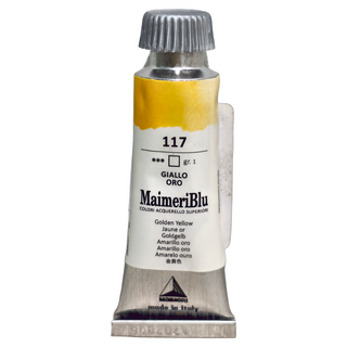 MaIMeRI 美利 管狀水彩 S1 117 GOLDEN YELLOW 金黃色, 12ml, 1色