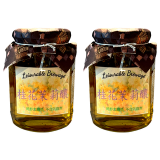 晨亦 桂花茉莉釀，純酵素釀造，不含防腐劑, 380g, 2罐