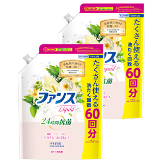 第一石鹼 抗菌洗衣精補充包 花果香 1.2kg -抗菌除臭 持久留香, 2包