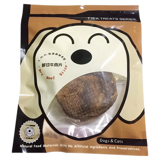 T.N.A. 悠遊 鮮點系列 寵物零食, 鮮切牛肉片, 80g, 1包