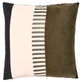 HOLA 和樂家居 伊登拼接繡花抱枕套 180g