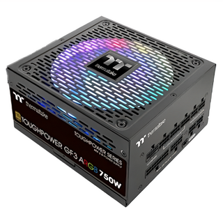 Thermaltake 曜越 Toughpower GF3 ARGB 750W 金牌全模組 ATX3.0 PCIE 5.0 電腦電源供應器, 1台