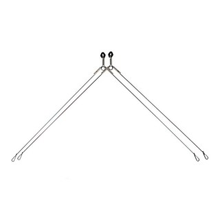 okuma 寶熊釣具 釣組零件 BALANCE 人字緩衝天秤, 1個, 消光金/消光藍