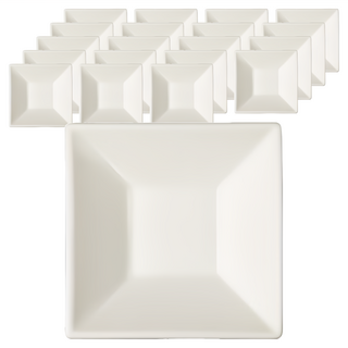 TATUNG 大同磁器 正方味碟 7.8 x 7.8 x 3cm, 1組, 白色