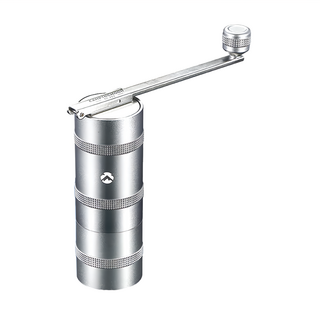 Campingmoon 柯曼 不鏽鋼咖啡豆研磨器, 銀色, 1個