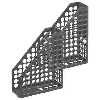 歌德雜誌架/公文架/文件架, 深灰色, 2個