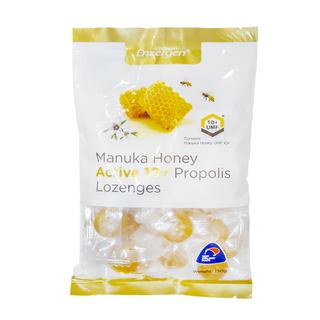 Enzergen 麥蘆卡蜂蜜蜂膠潤喉糖 Active 10+, 150g, 1袋