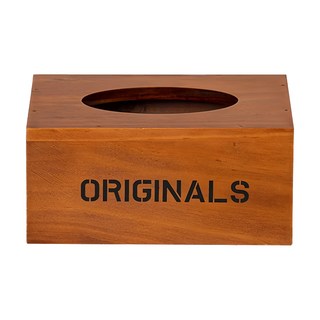 復古實木面紙盒, 單色