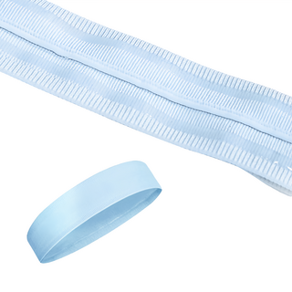 LEADER X 高彈瞬吸百搭運動頭帶 清新藍 聚酯纖維, 1條