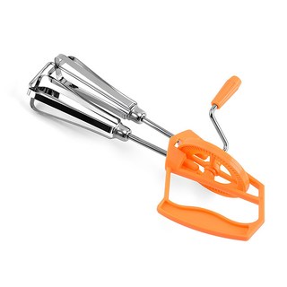 不鏽鋼手搖攪拌器, 橘色, 1支