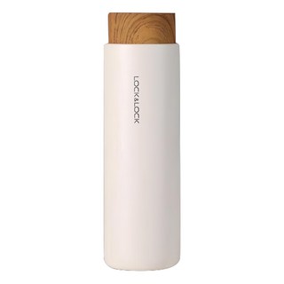 LocknLock 樂扣樂扣 福樂水轉印蓋保溫杯, 白色, 400ml, 1個