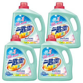Attack 一匙靈 台灣公司貨 亮彩超濃縮洗衣精, 2.8kg, 4瓶