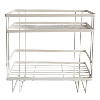 免打孔上置式馬桶水箱置物架, 白色, 1個