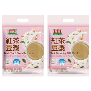 薌匯 紅茶豆漿 精選紅茶與非基改黃豆原料烘焙製成, 25g, 12包, 2袋
