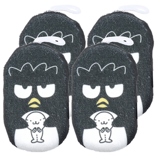 Santan 三麗鷗 酷企鵝 卡通沐浴海綿, 4個, 1個